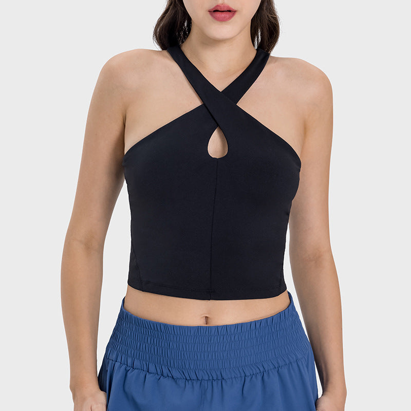 Detachable Chest Pad Nylon Cotton Sports Vest