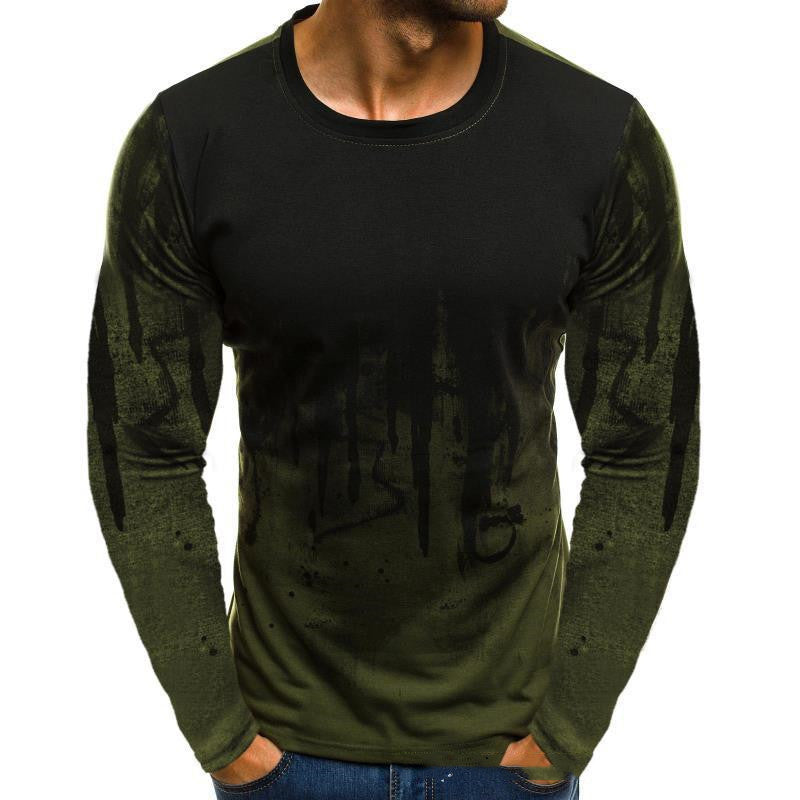 Camouflage Pullover Long Sleeve T-Shirt