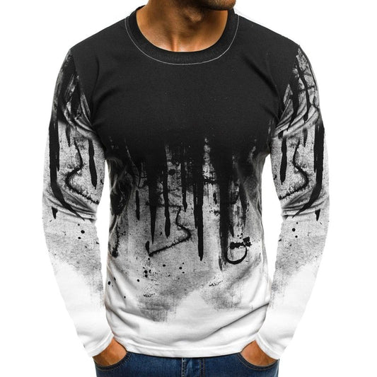 Camouflage Pullover Long Sleeve T-Shirt