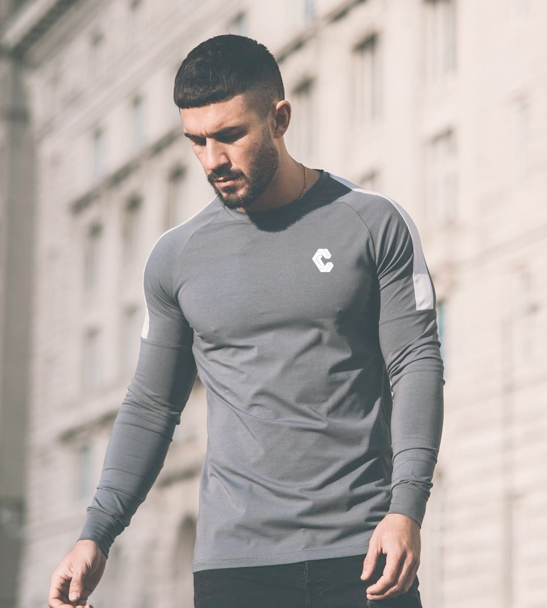 Splice long sleeve t-shirt