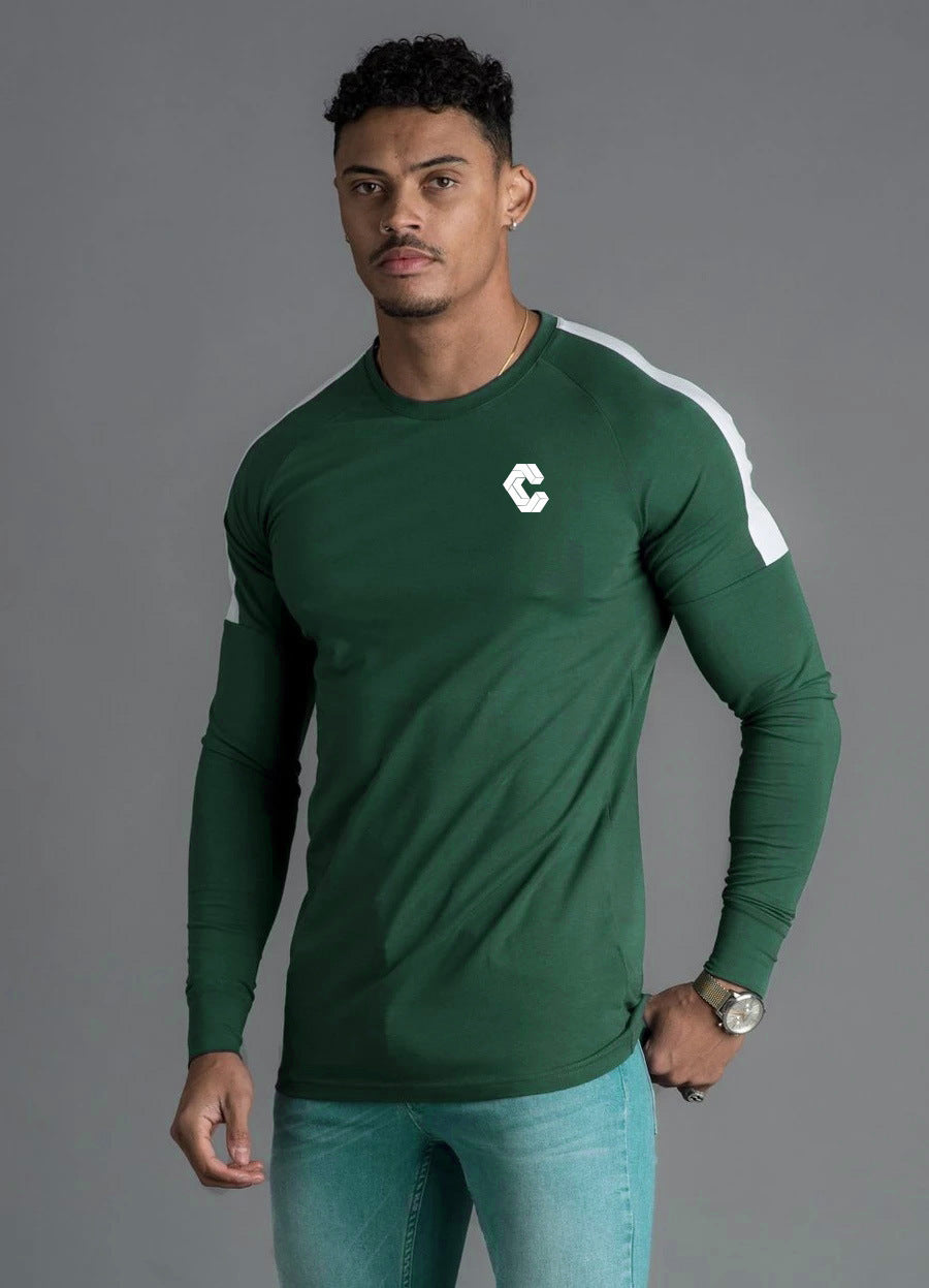 Splice long sleeve t-shirt