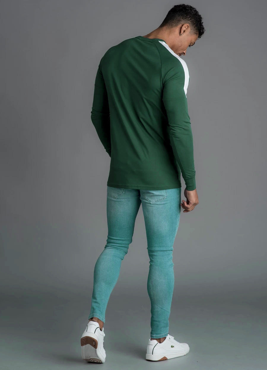 Splice long sleeve t-shirt