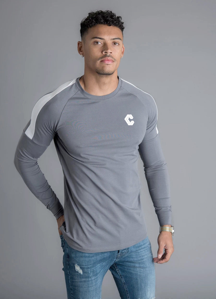 Splice long sleeve t-shirt