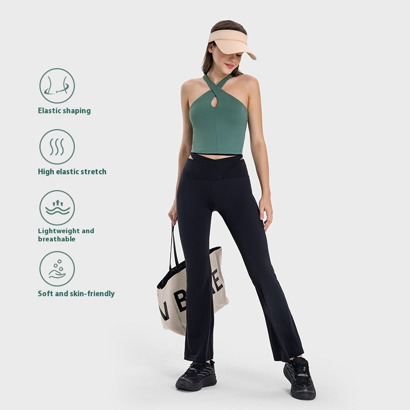 Detachable Chest Pad Nylon Cotton Sports Vest