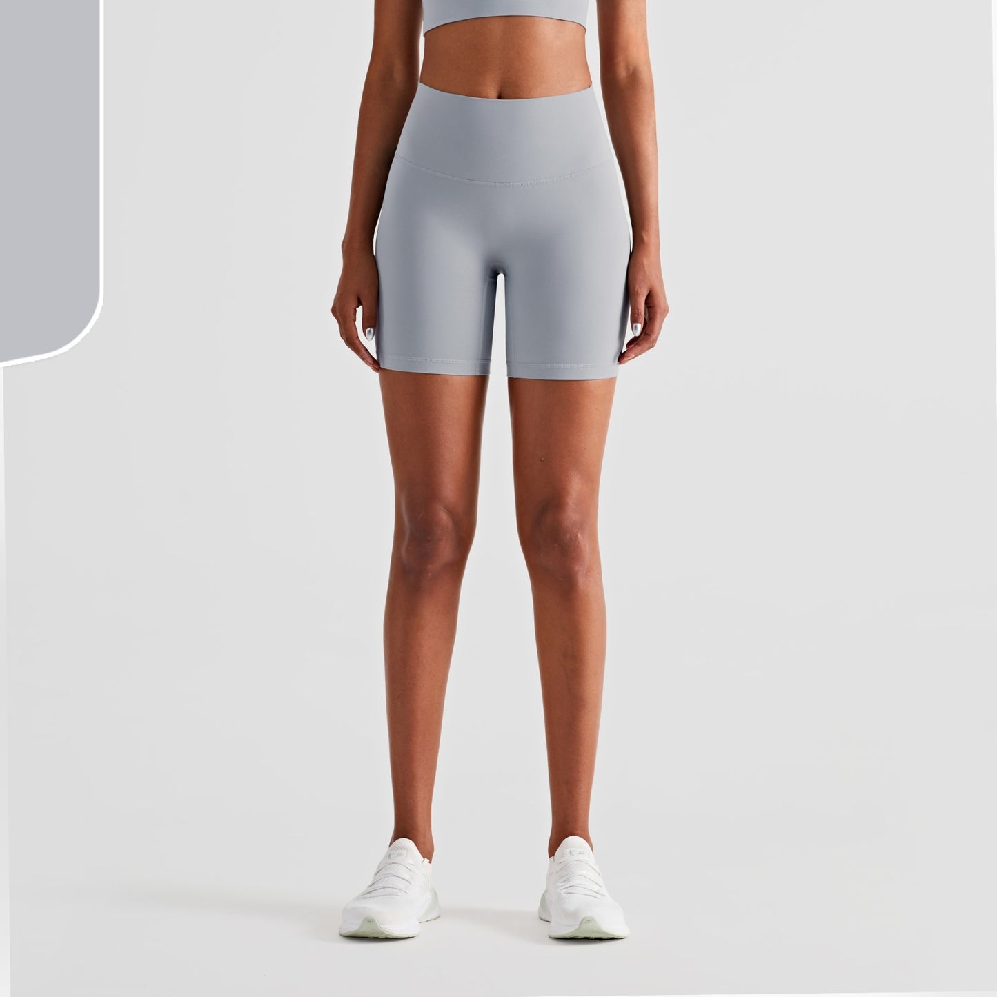 Nude No T-line Hip Lift Three-point Fitness Yoga Shorts  Women